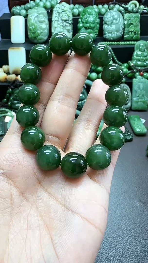 【闪购商品】和田玉（碧玉）手串未镶嵌手串