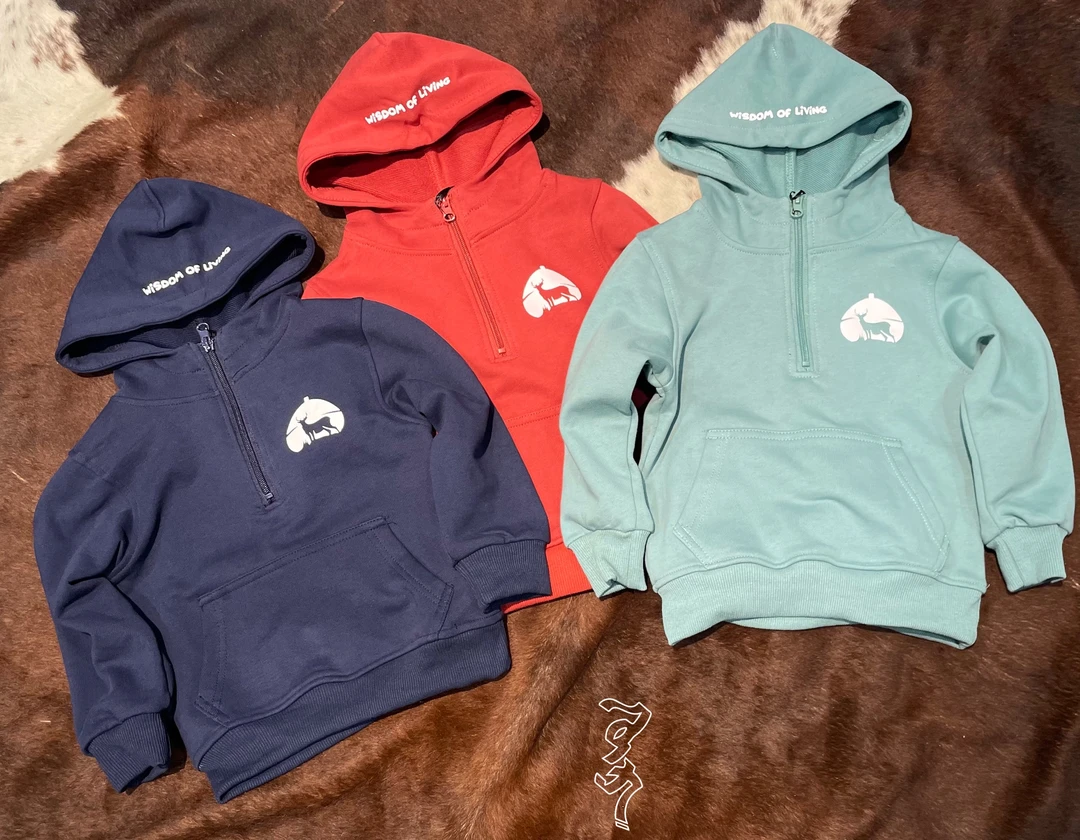 GUR MONGOL 新款套头卫衣小孩儿款男女同款宽松运动时尚连帽百搭