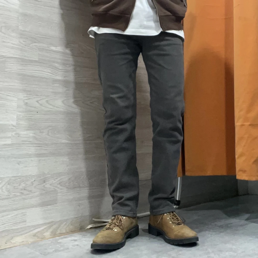 新款牛仔裤小直筒裤极简款 L2310休闲男士微弹休闲裤子流行通用