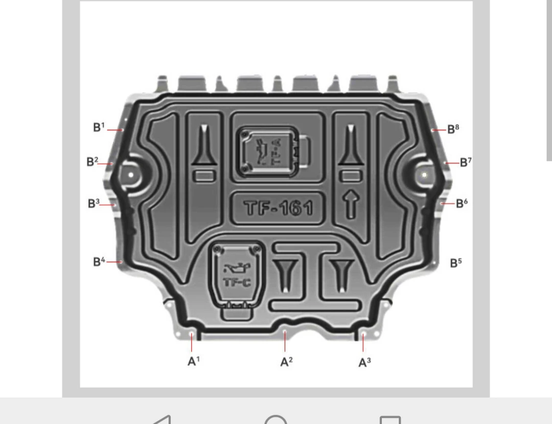 东风全系列发动机下护板