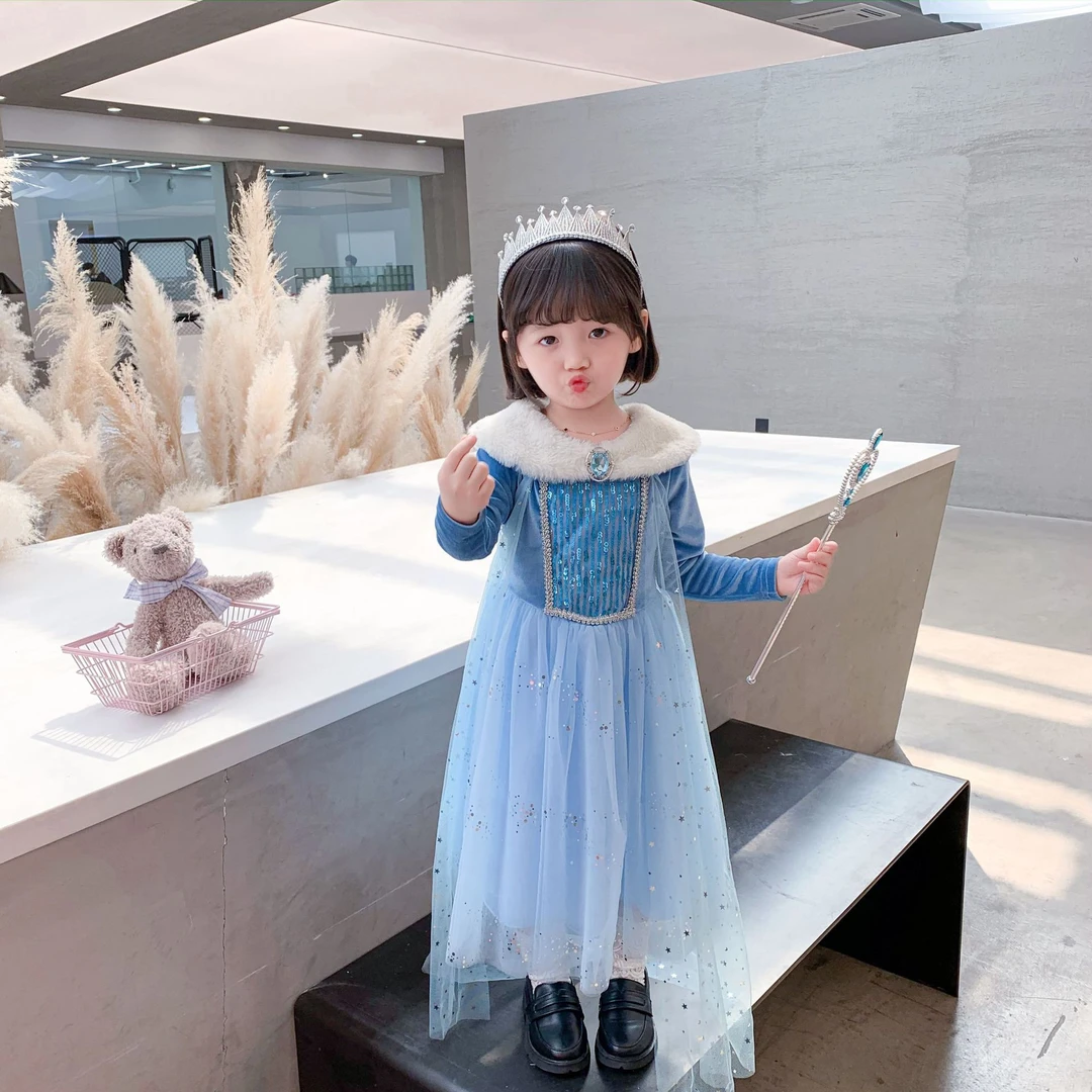 【清款】女童春秋冬装爱莎公主打底衫