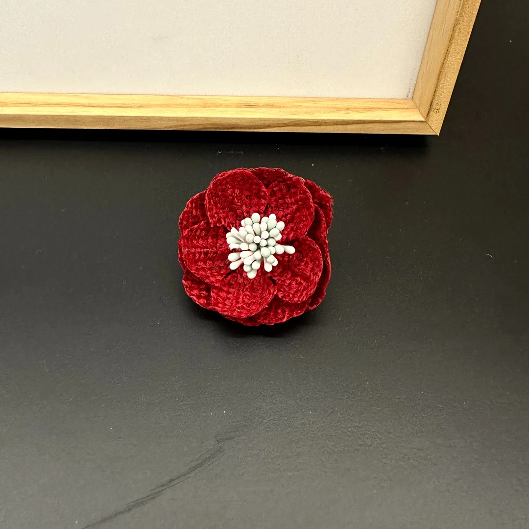 合金布艺领针 GT7876时尚搭配小花朵领针