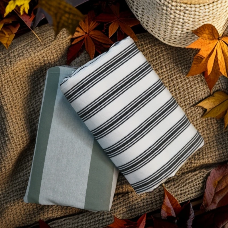 1.5m单人加厚老粗布床单 纯棉 柔软  家用 条纹  加密