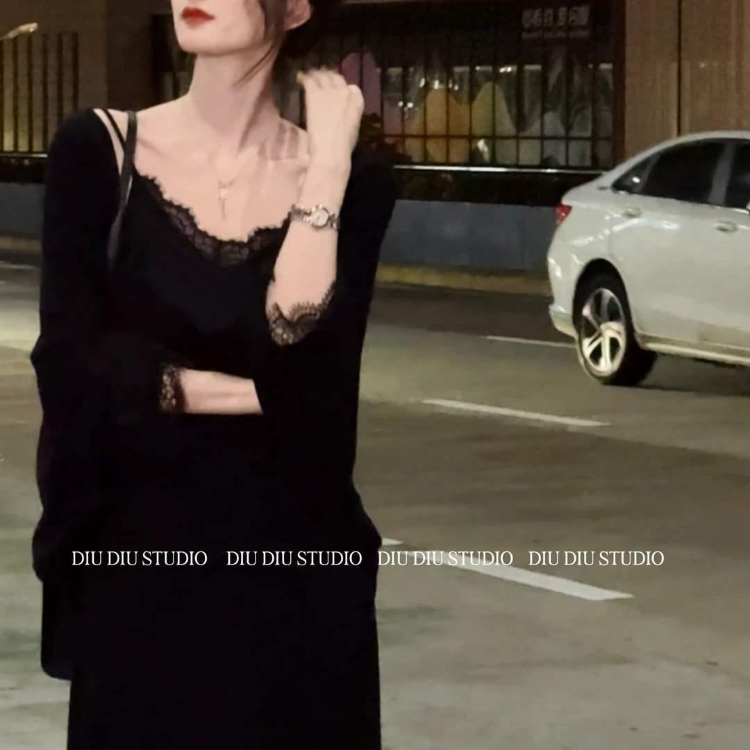 【DIUDIU】新款宽松显瘦高品质百搭小众设计款蕾丝吊带4QDDD7617