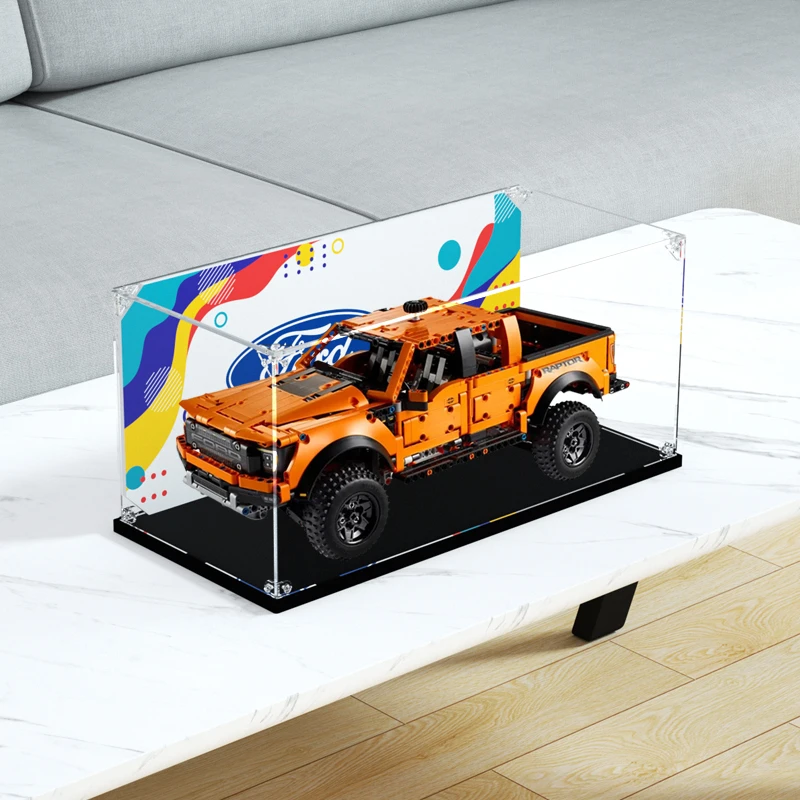 旻悦亚克力防尘盒适用乐高42126 福特猛禽F-150皮卡模型展示罩盒