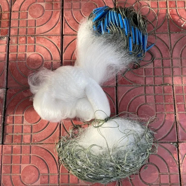 三层渔网三层丝网鱼网捕鱼沉网海网抓鱼抓虾海鱼纯手工纯手工