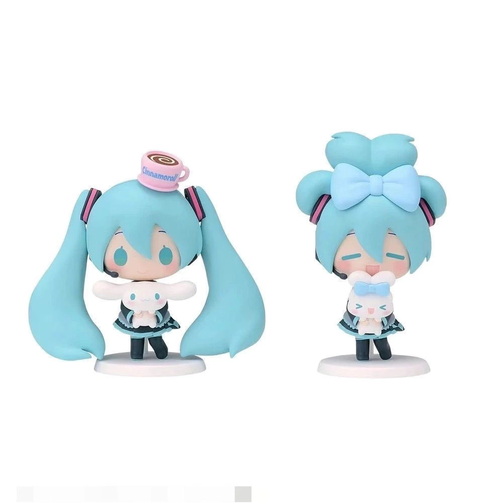 日版现货 世嘉SEGA 初音玉桂狗 Q版小手办景品大耳狗联名 双马尾