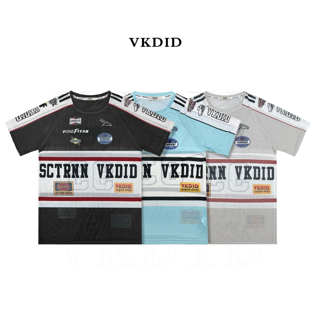 VKDIDT恤高考毕业季美式运动针织休闲夏季复古印花