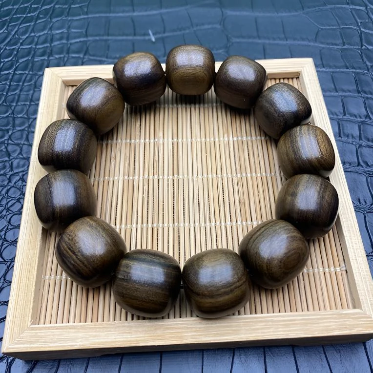 《大辉文玩》A004沉木单圈手串1.8m