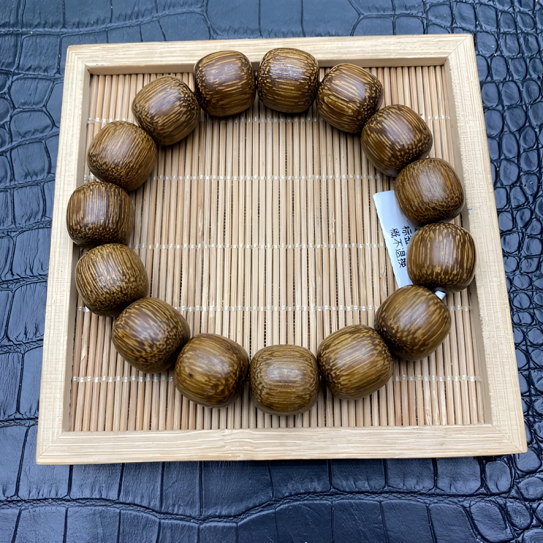 《大辉文玩》A105沉木单圈手串15m