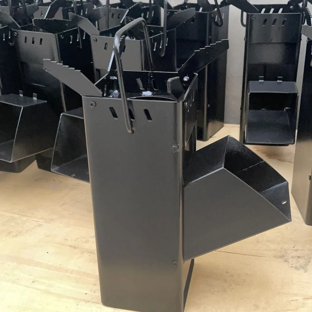 野外便携式车载柴火炉可折叠乡村野外生活炉可折叠四脚新款折叠式