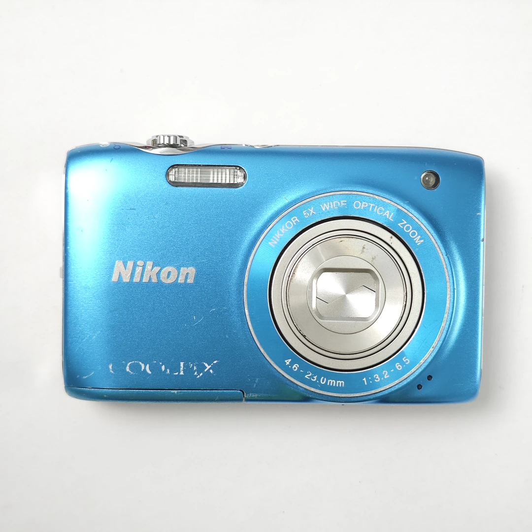 9新 Nikon/尼康 S3100海蓝色冷白柔焦高像素NO退NO换