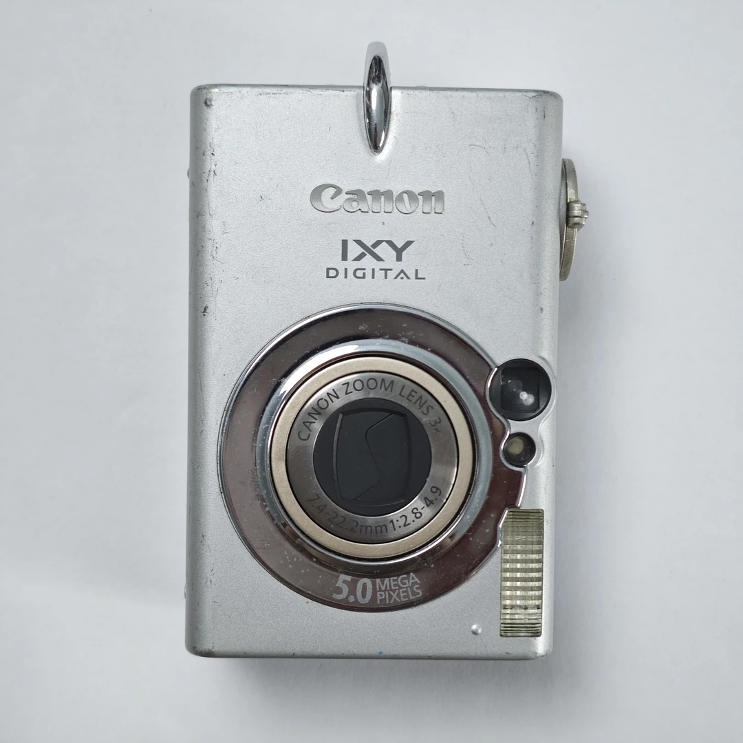 9新 Canon/佳能 IXUS500冷白皮人像银色方块机NO退NO换