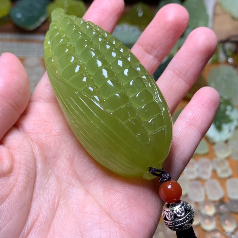 【闪购商品】岫玉手把件未镶嵌家***威