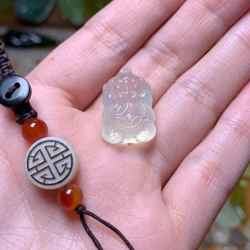 【闪购商品】岫玉钥匙扣未镶嵌s****o