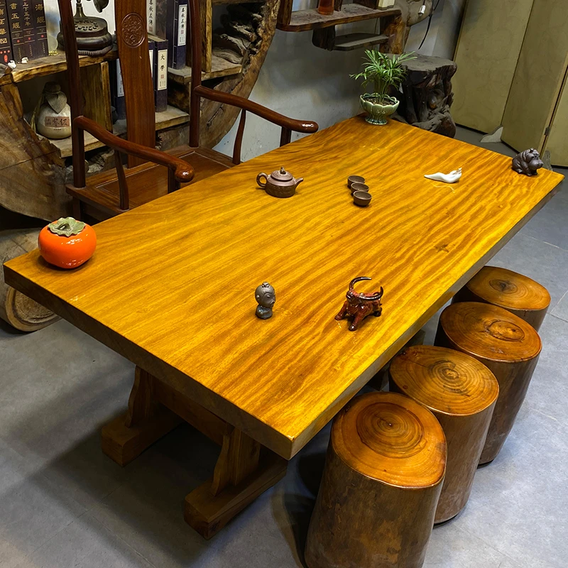 楠木根雕茶台整体树根茶桌椅组合茶几木雕树头木桩MH10084
