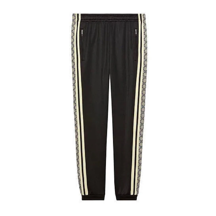未使用 GUCCI/古驰 全尺码/经典校服蛇纹卫裤