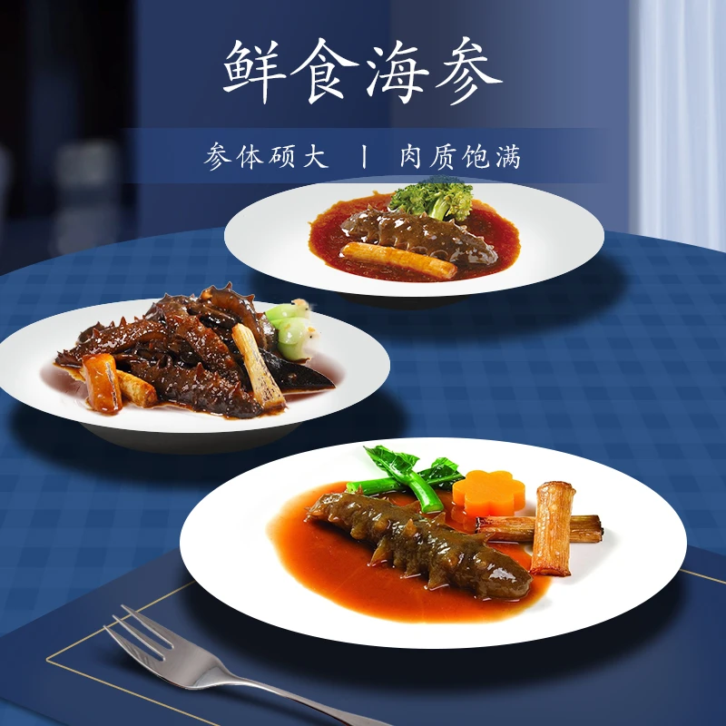 鲜食海参500g/4袋刺参营养送礼口感Q弹