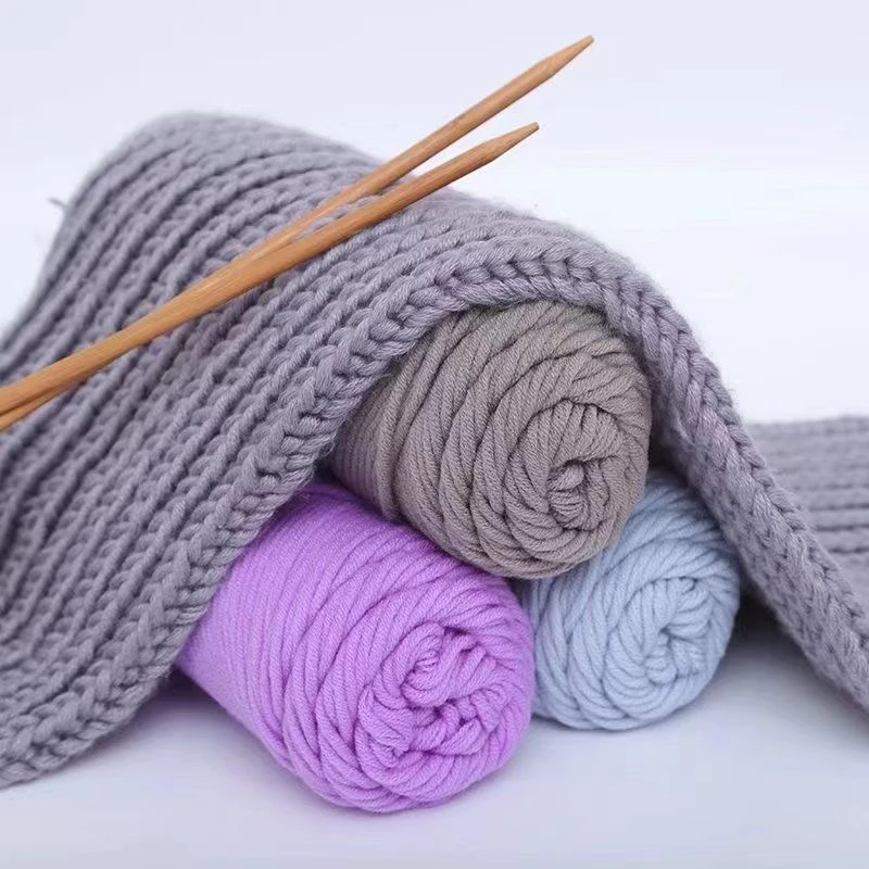 情人棉毛线八股DIY材料包围巾线手工编织包钩鞋毛线团批发帽子线