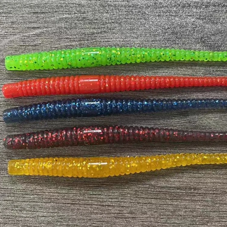 软饵时代桨尾面条虫黑坑软饵偷驴鲈鱼倒钓 10cm/2.2g TPR浮水材质