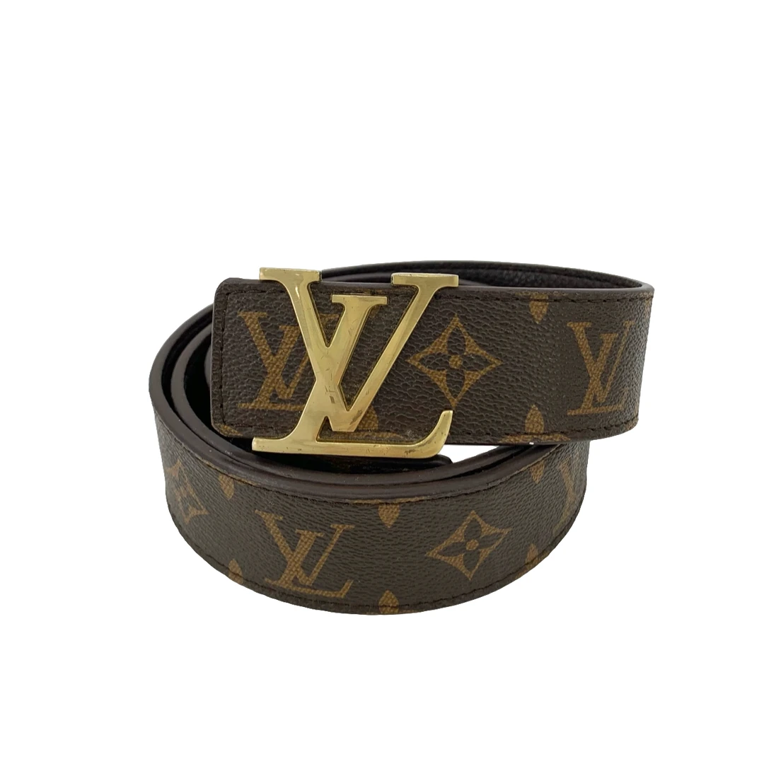 95新 LouisVuitton/路易威登 008273 路易威登 老花平滑扣腰带