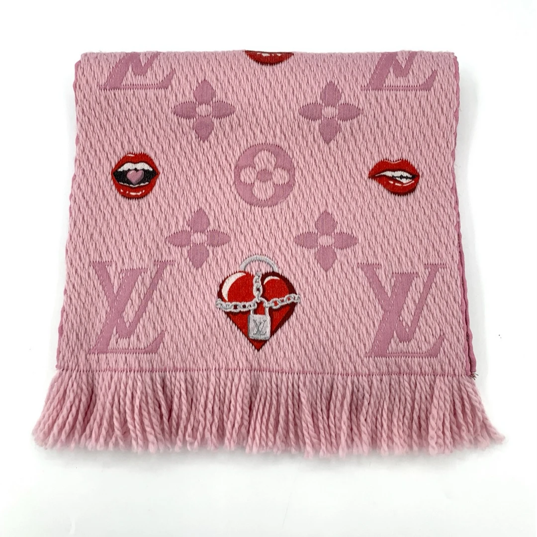 99新 LouisVuitton/路易威登  010443 字母图案围巾 176cmx32cm