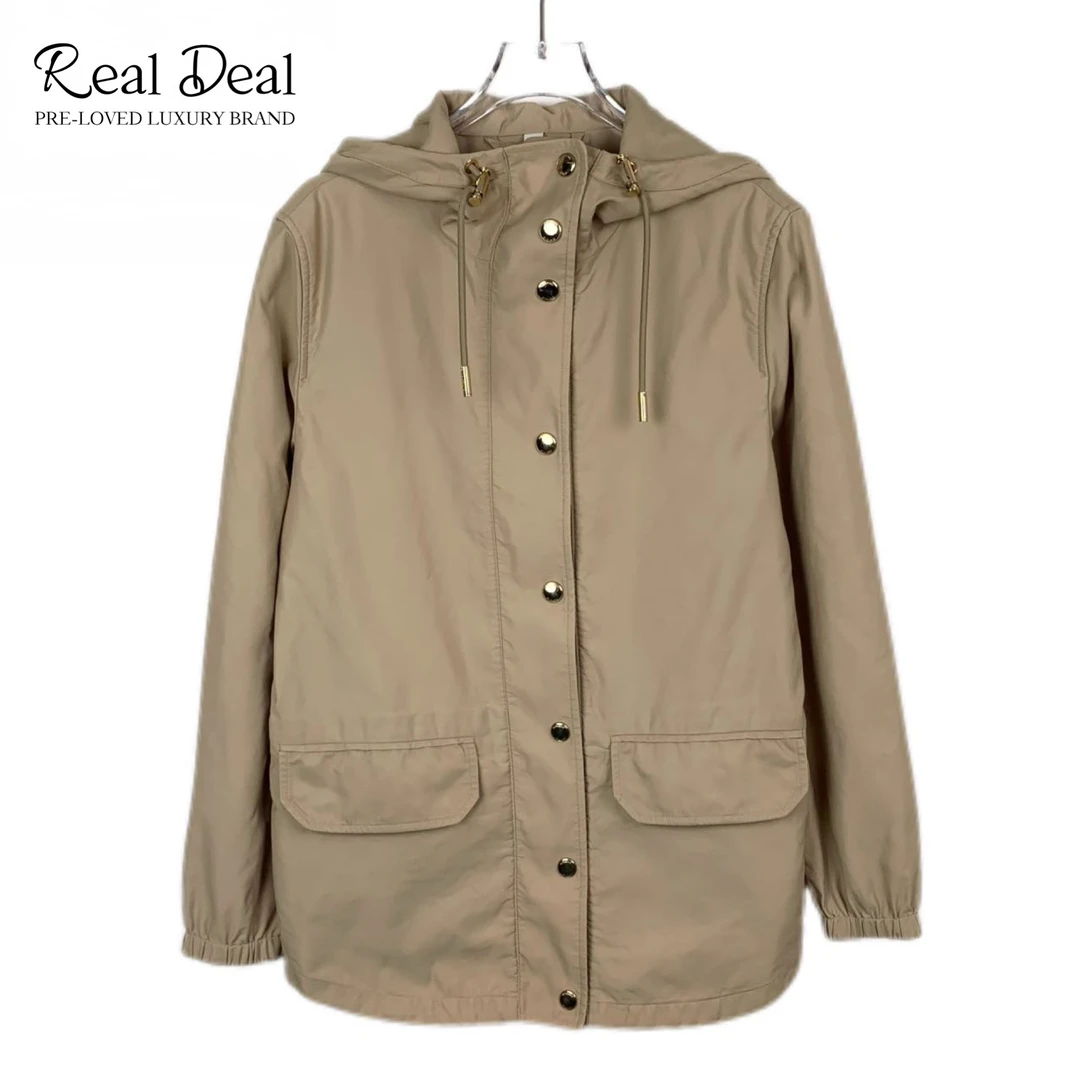 99新 BURBERRY/博柏利 013127 连帽单排扣冲锋衣外套 XS