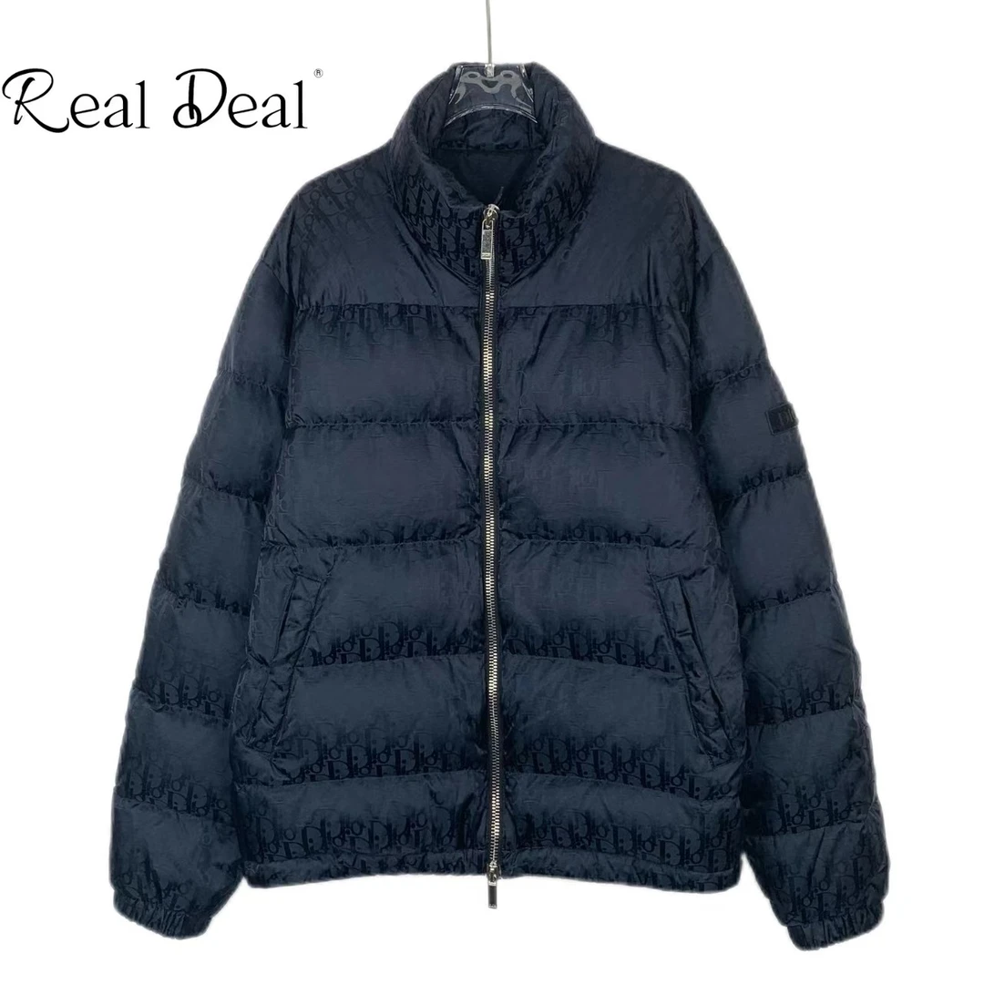 95新 DIOR/迪奥 015760  logo 羽绒服拉链外套  L码