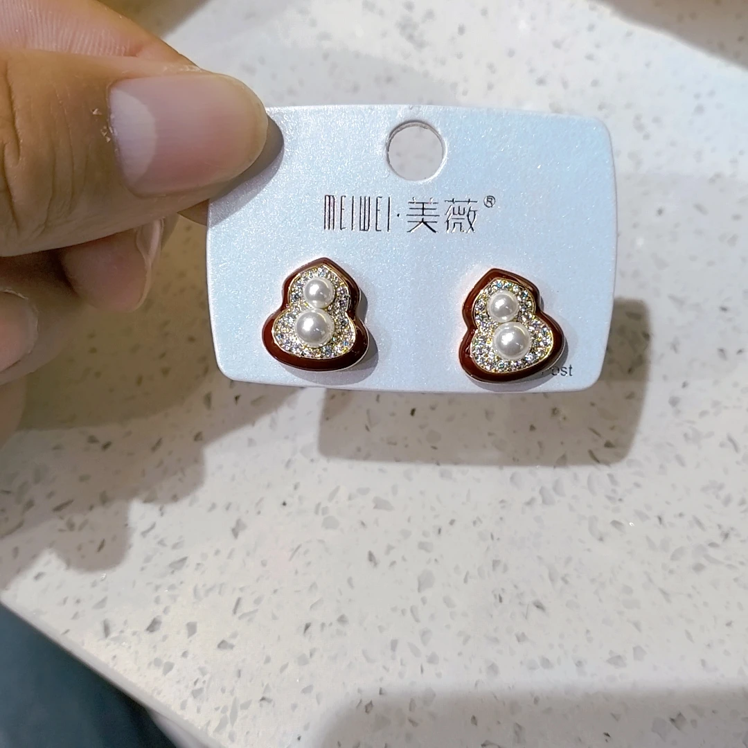 铜合金耳饰 67区 6705 轻奢新款时尚手工气质套装饰品
