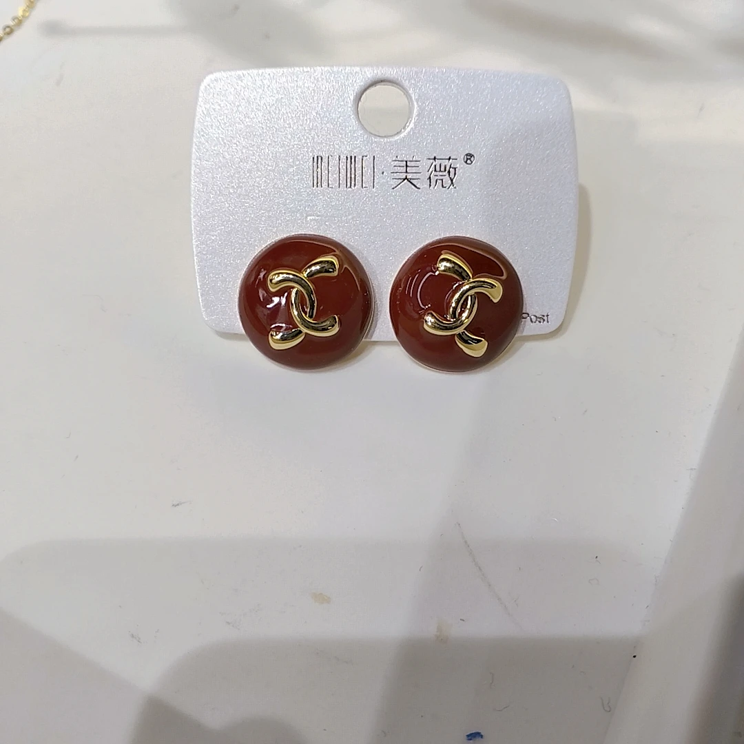 铜合金耳饰 67区 6757 轻奢新款时尚手工气质套装饰品