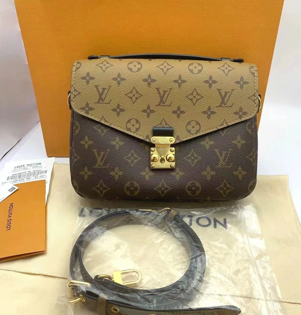 99新 LouisVuitton/路易威登 lv拼色邮差/无公价/优品