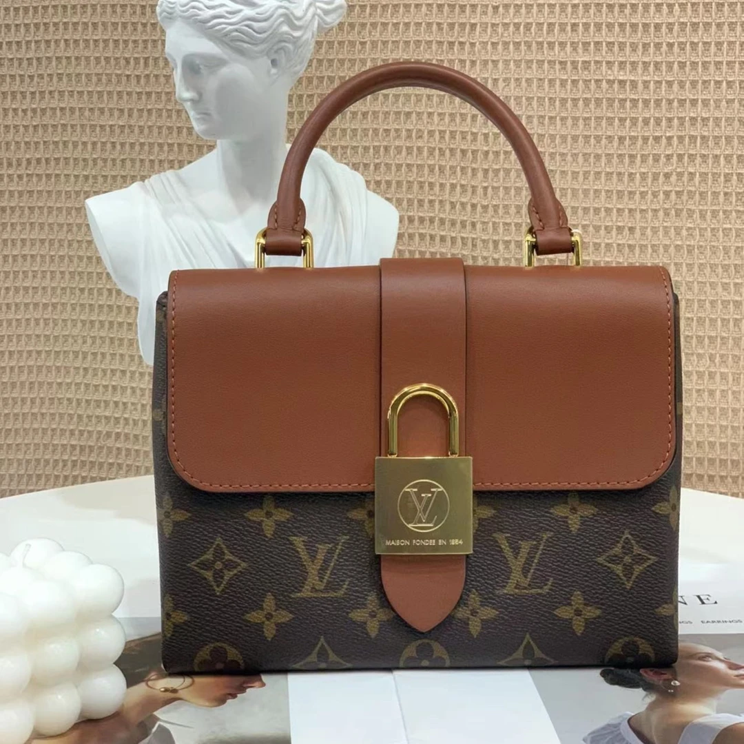 99新 LouisVuitton/路易威登 locky bb焦糖色 /无公价/优品