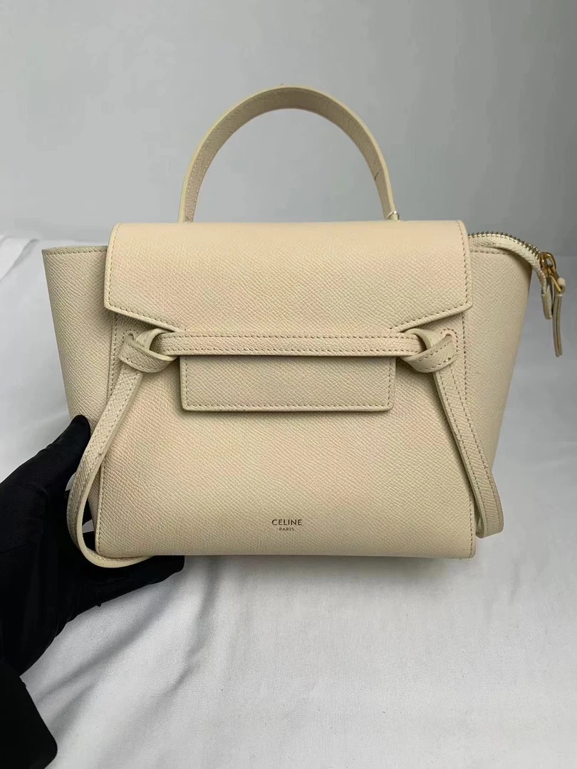 99新 Celine/思琳 celine鲶鱼nano象牙白包/公价无/优品