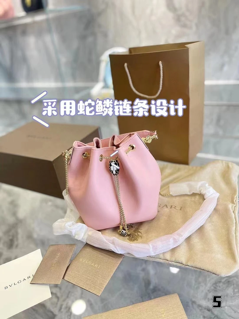 99新 BVLGARI/宝格丽 宝格丽水桶粉色/公价无/优品