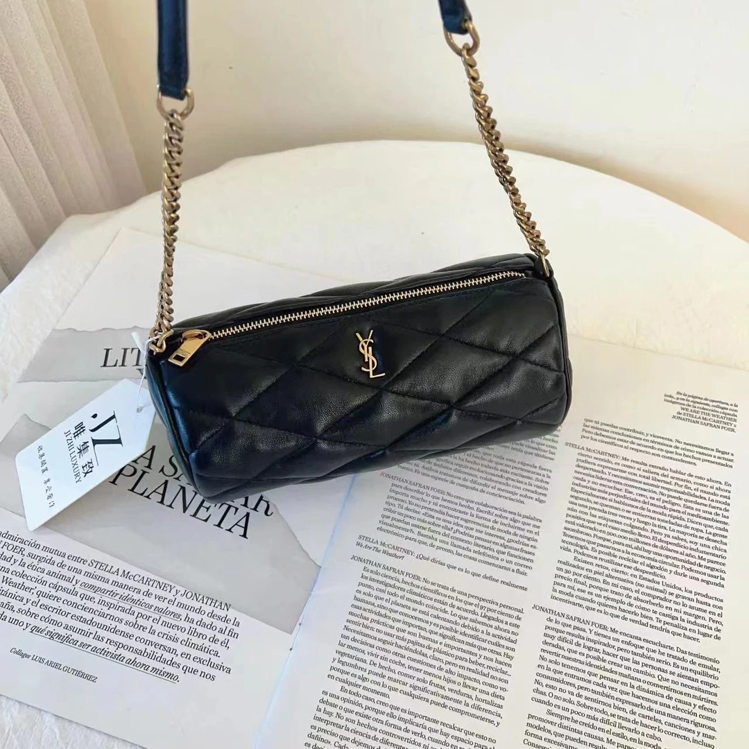 99新 YSL/圣罗兰 唯集致优品/ysl 圆筒 黑色