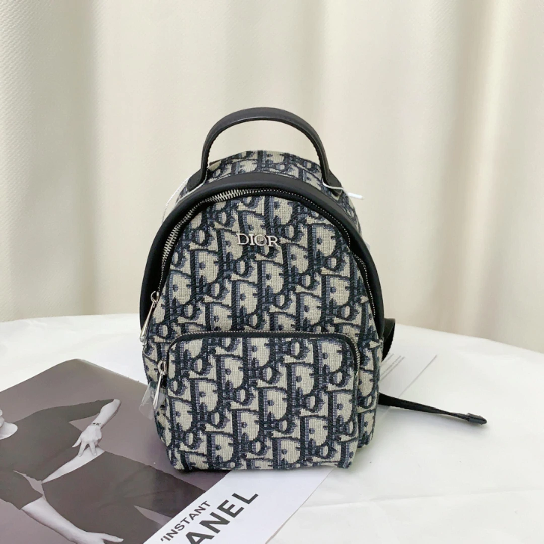 全新未使用 Dior/迪奥 Dior满印刺绣小双肩包/公价14800/优品