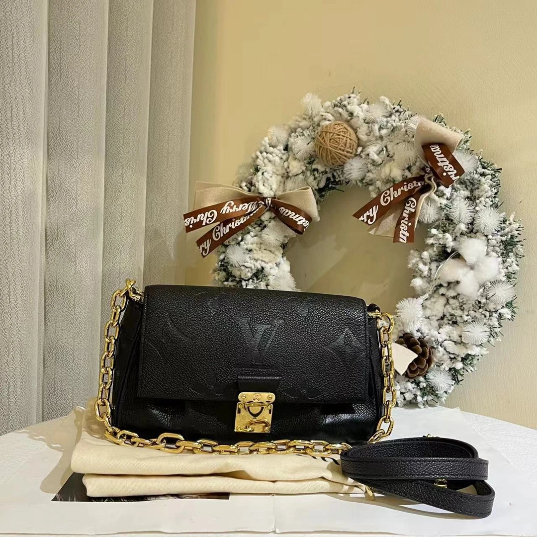 99新 LouisVuitton/路易威登 lv挚爱黑色包/优品