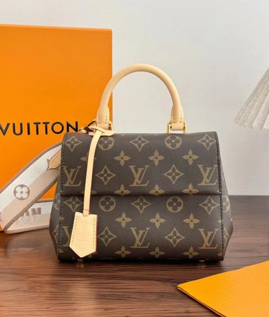 99新 LouisVuitton/路易威登 cluny mini 克鲁尼/公价无/优品