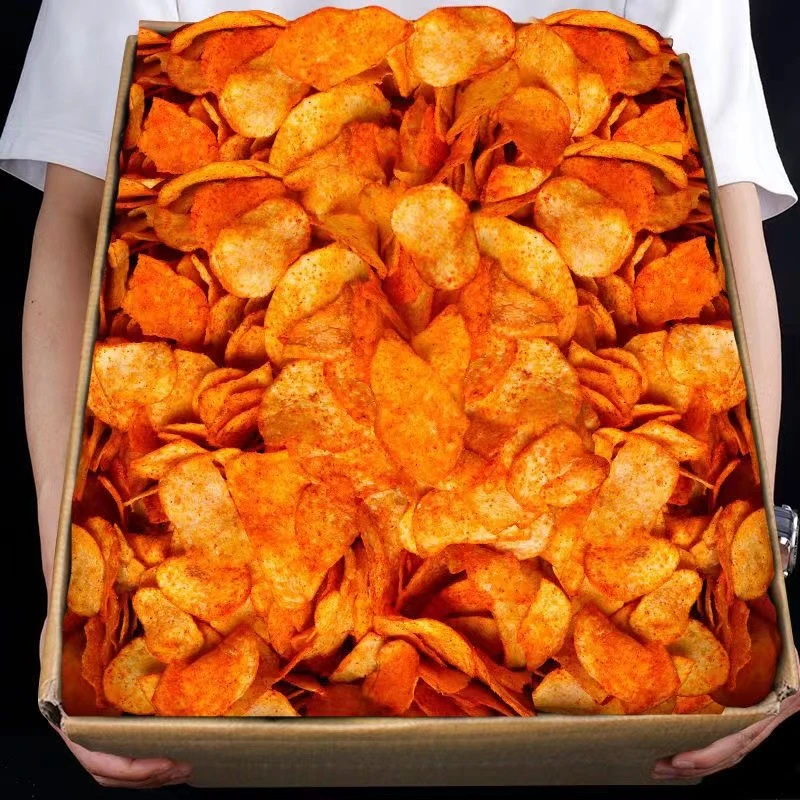 滇二娃农科院麻辣土豆片零食贵州特产香辣薯片新鲜酥脆多味美味