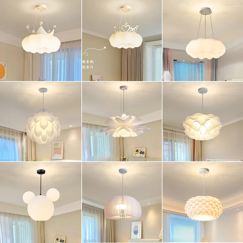 女孩卧室灯主卧房间灯客厅餐厅家用灯具简约现代书房儿童房吸顶灯