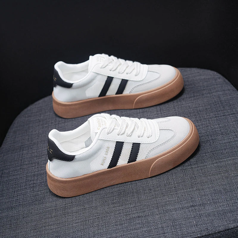 网面小白鞋女款2025爆款百搭夏季新款透气网鞋韩版学生平底鞋子