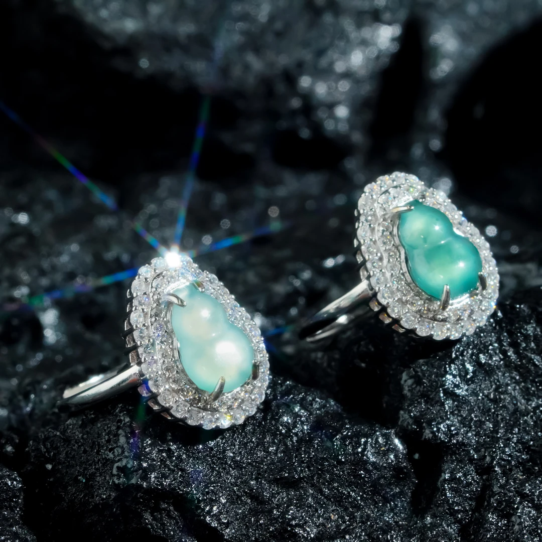 穿搭时尚简约轻奢复古百搭精致天然翡翠戒指多样性发其一YY156