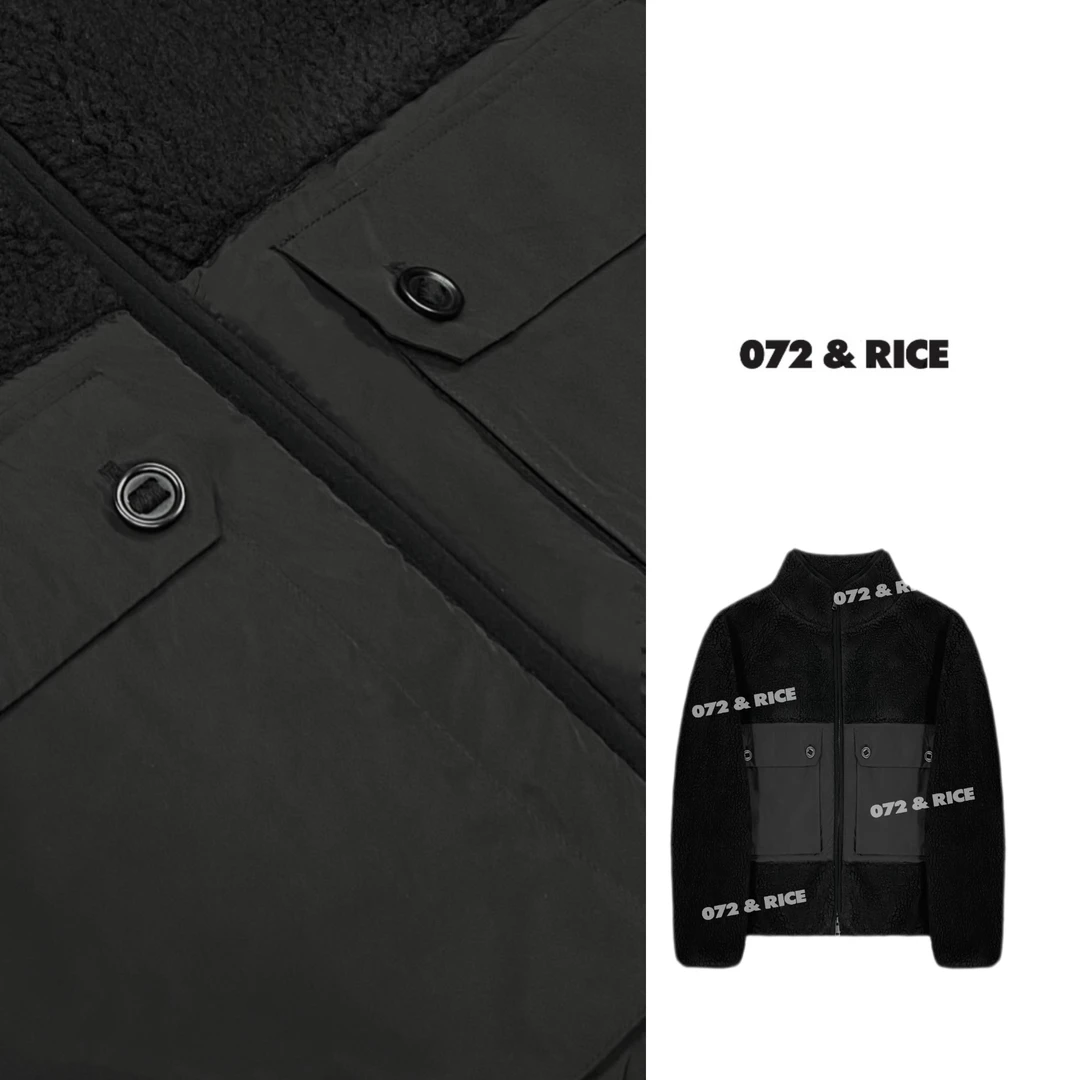 072 & RICE【袋鼠】秋季休闲立领拉链长袖外套 31XB55 FF