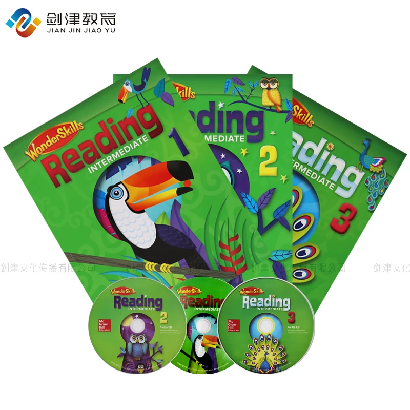 WonderSkills Reading Intermediate 1-2-3级麦克劳希尔分级教材