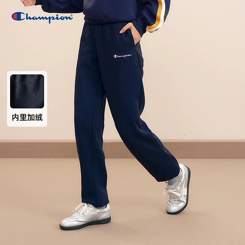 【束脚侧边刺绣LOGO】冠军休闲卫裤针织舒适直筒运动潮流百搭长裤