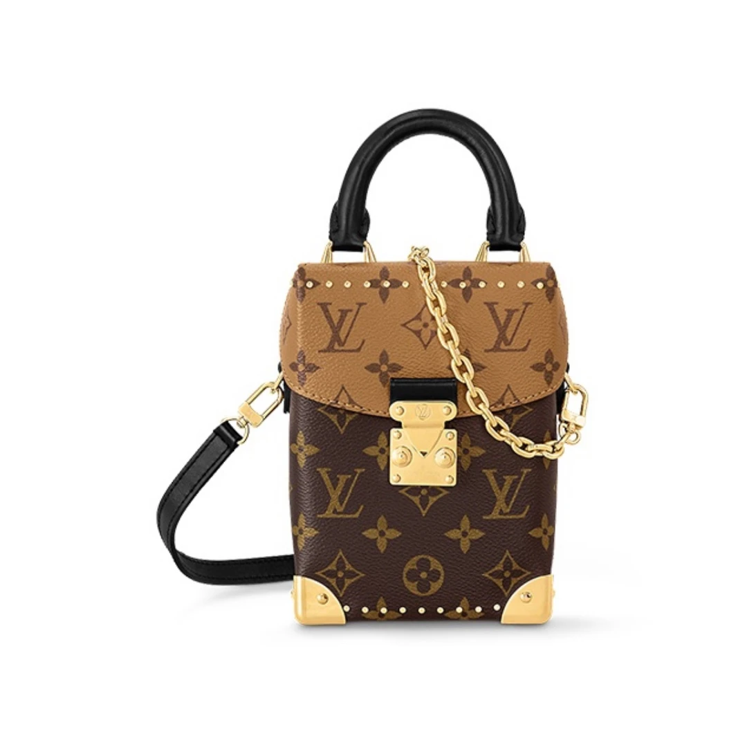 全新未使用 LouisVuitton/路易威登 芯片款拼色Camera手机包