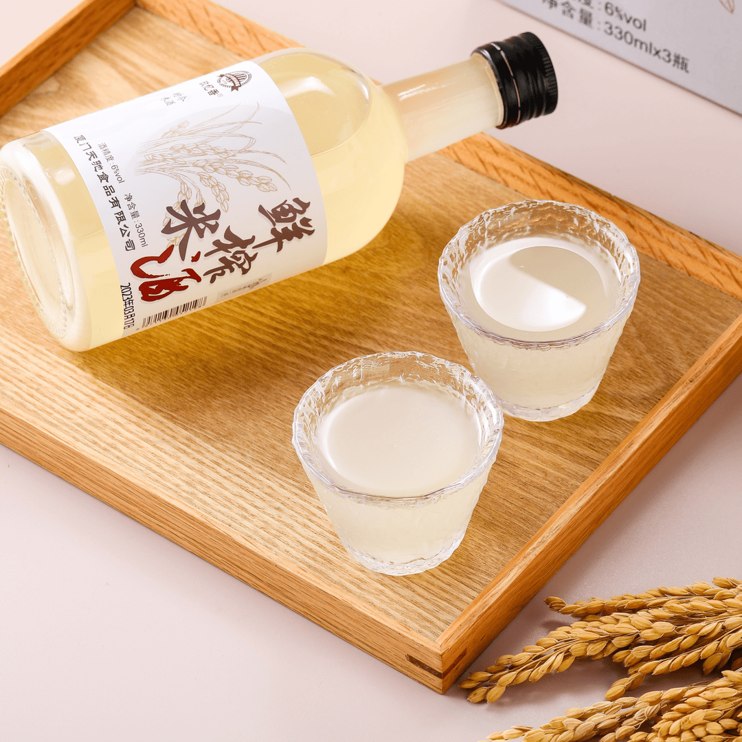 玖忆香6度情侣微醺甜米酒（单瓶试饮装）瓶装传统手工浓香甜白酒