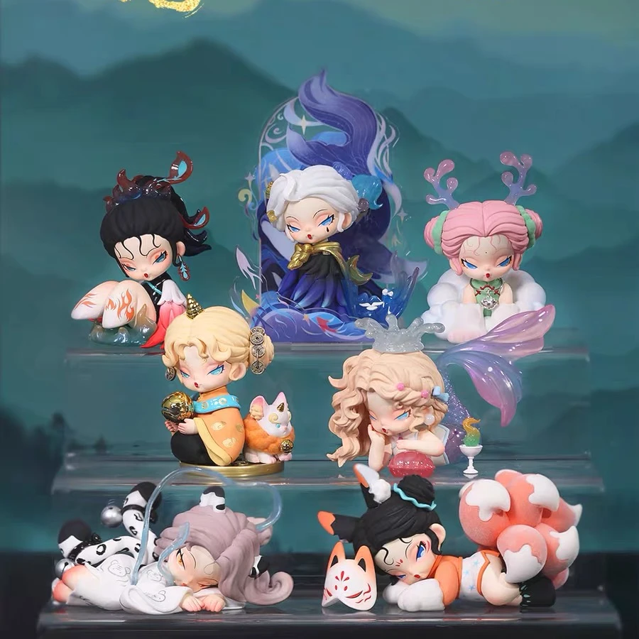 【拆盒】正版DODO MAMI浮游山海系列潮玩盲盒可爱手办