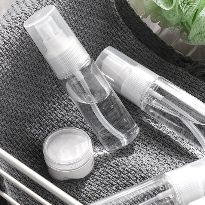 日式旅行分装瓶套装便携式化妆品乳液小样分装空瓶喷雾瓶洗漱套装