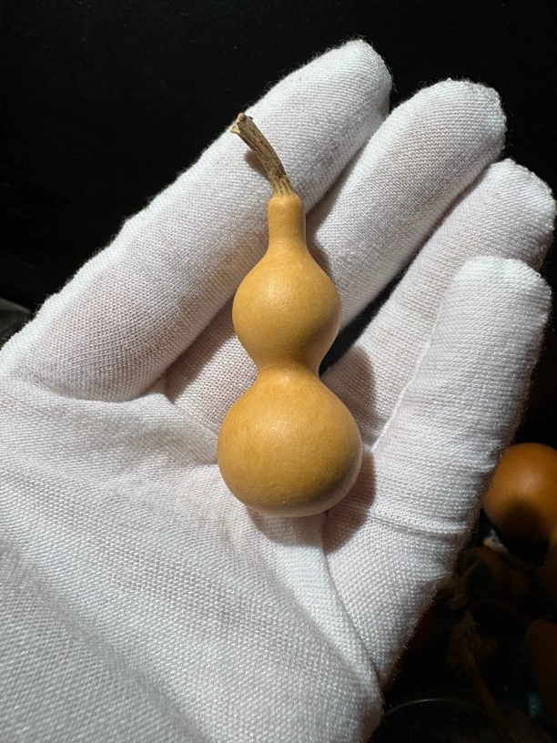 福艾专享 天津嘴绕指柔精品小葫芦手捻文玩把件 黄金尺寸